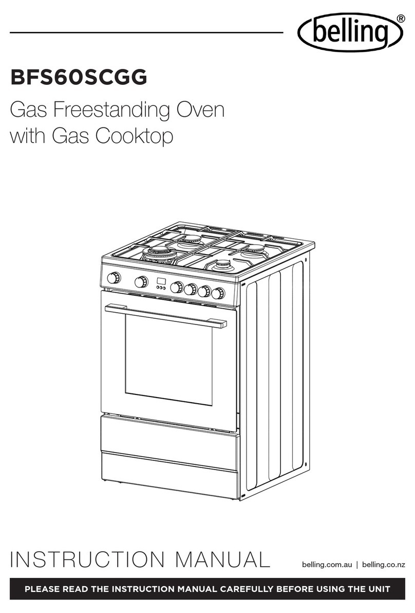 Belling BFS60SCGG instruction manual Belling BFS60SCGG instruction manual