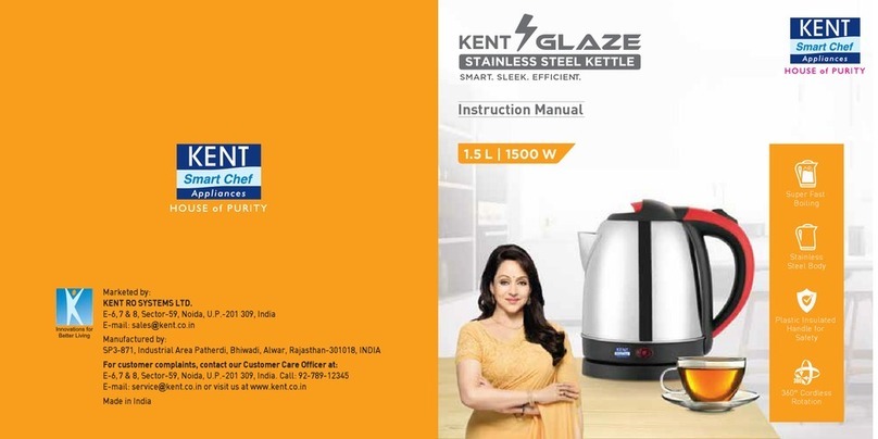 KENT Glaze instruction manual