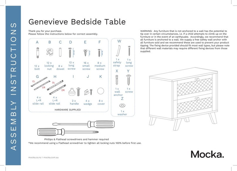 Mocka Genevieve User manual
