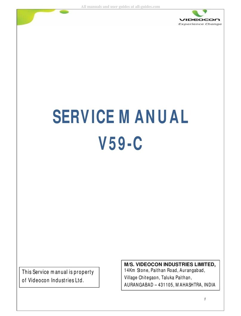 Videocon V59-C Service manual