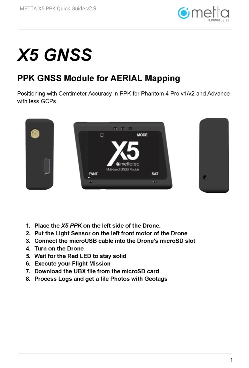 METTA X5 GNSS quick start guide