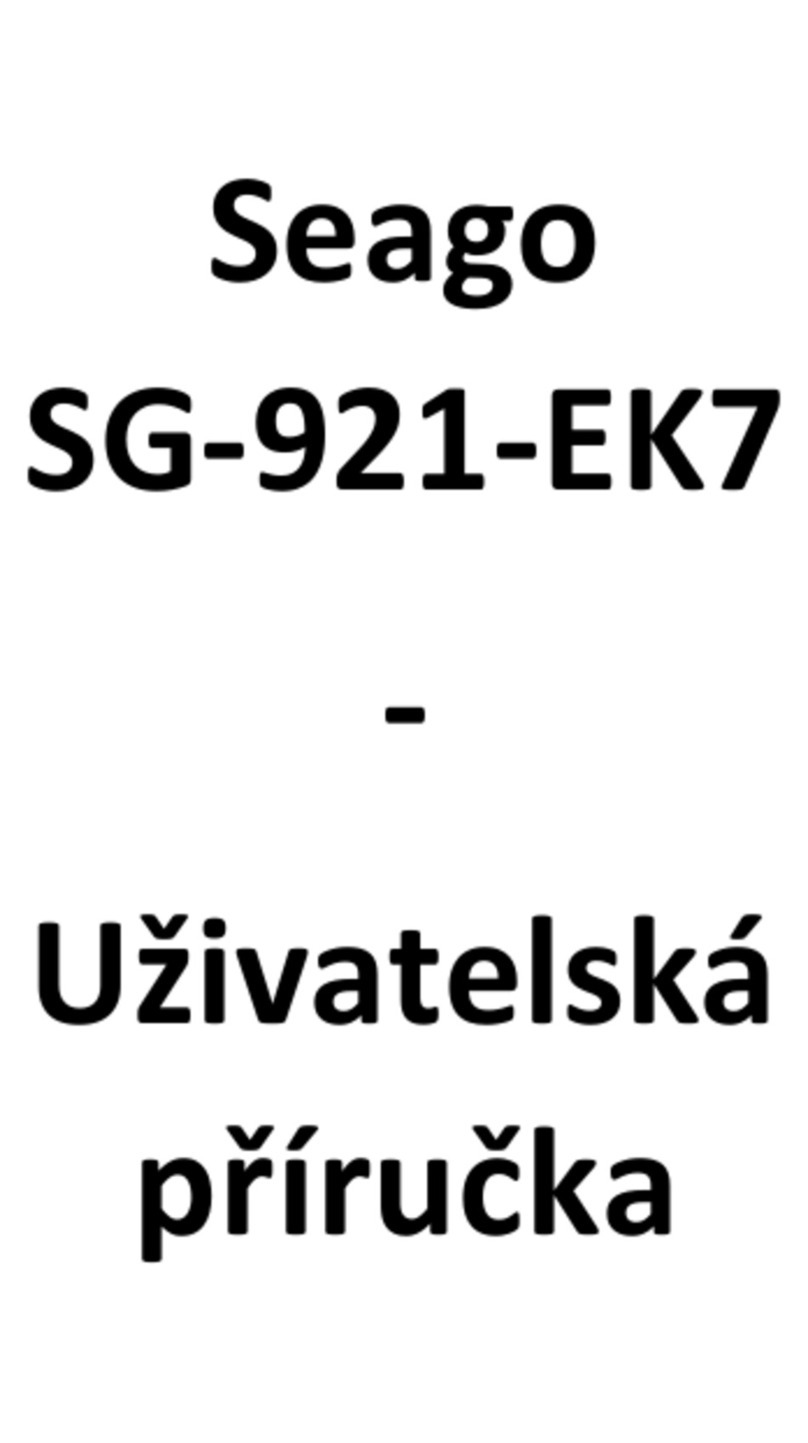 Seago SG-921-EK7 user manual