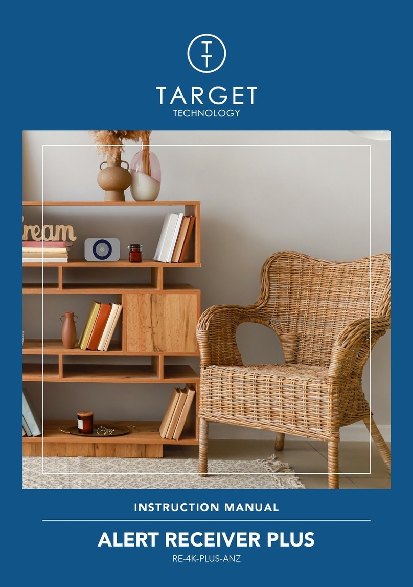 Target ALERT RECEIVER PLUS instruction manual