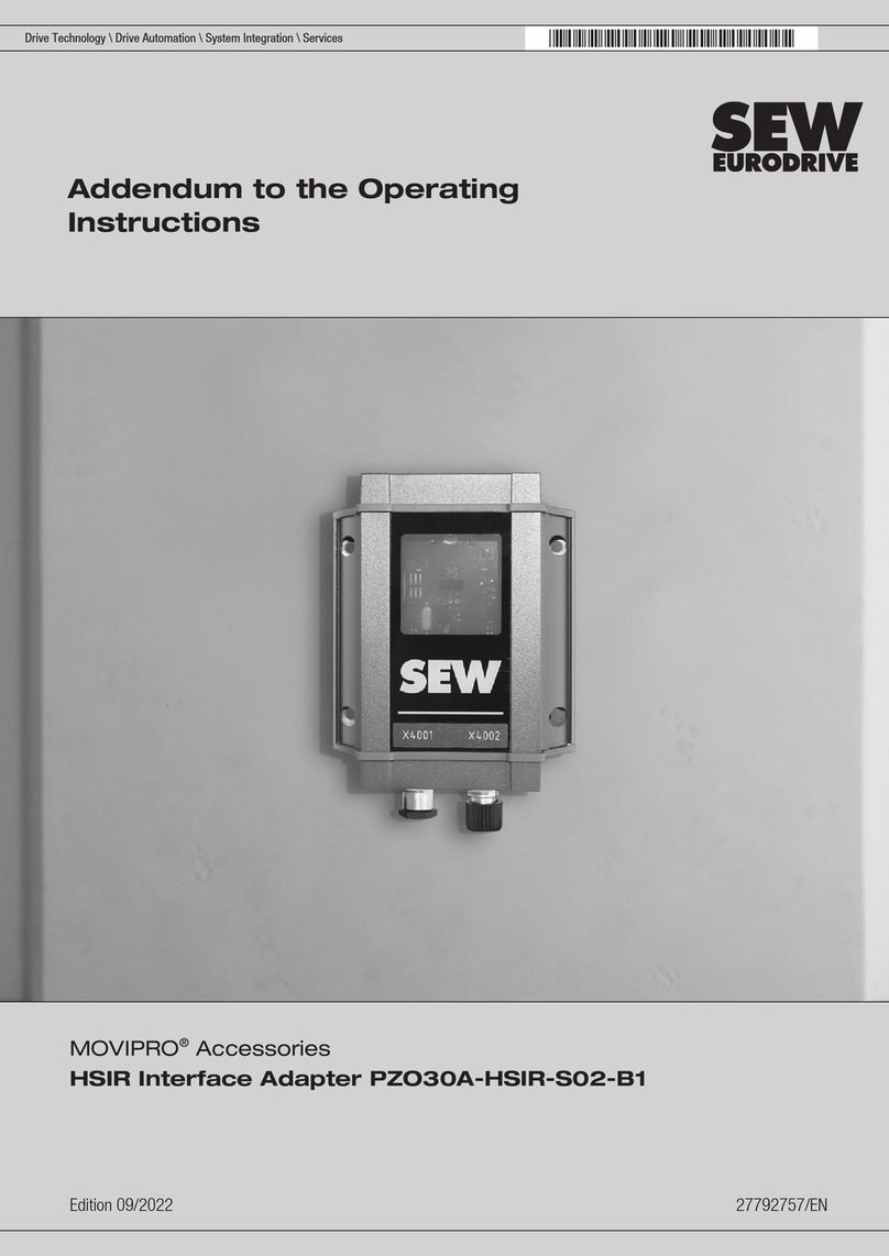SEW-Eurodrive MOVIPRO PZO30A-HSIR-S02-B1 Addendum to the operating instructions