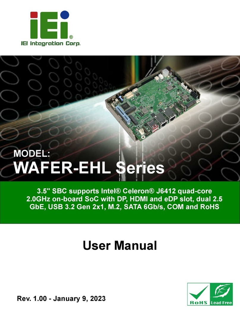 IEI Technology WAFER-EHL Series User manual