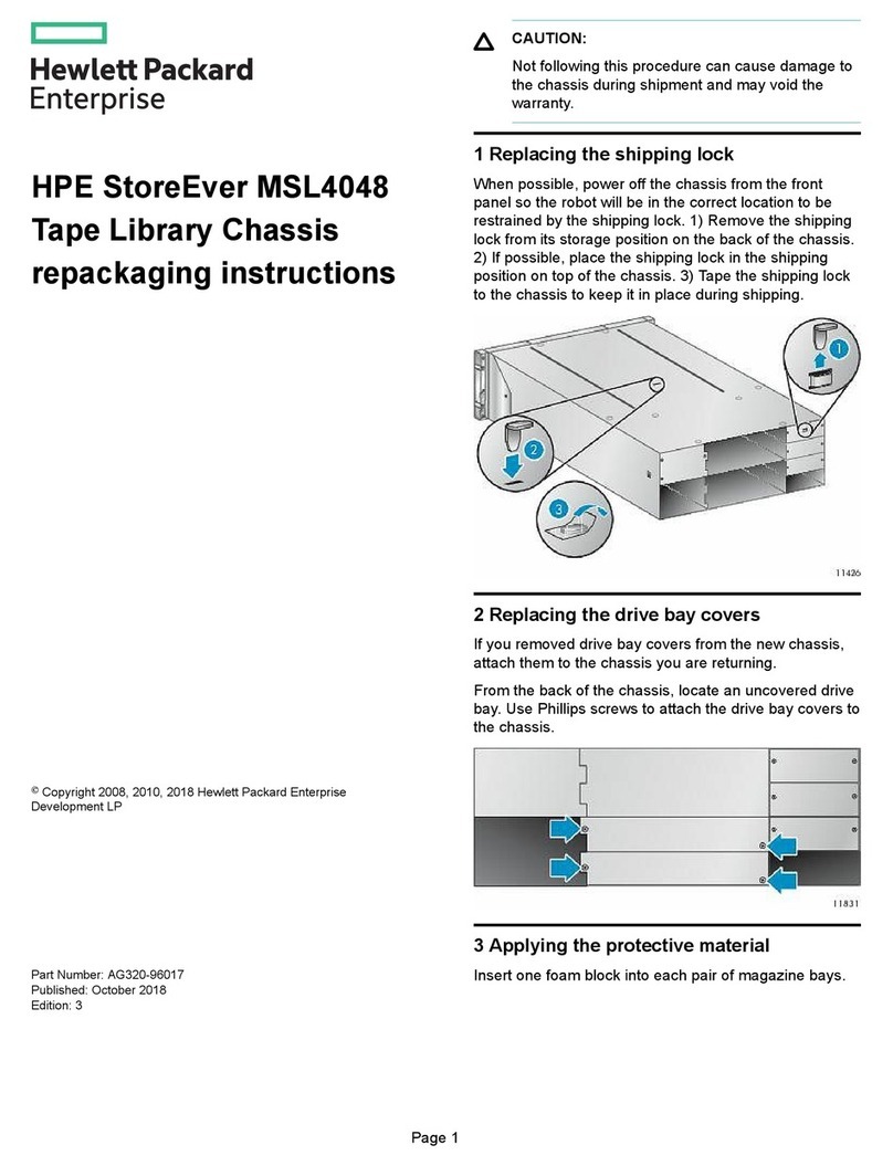 HPE StoreEver MSL4048 instructions HPE StoreEver MSL4048 instructions