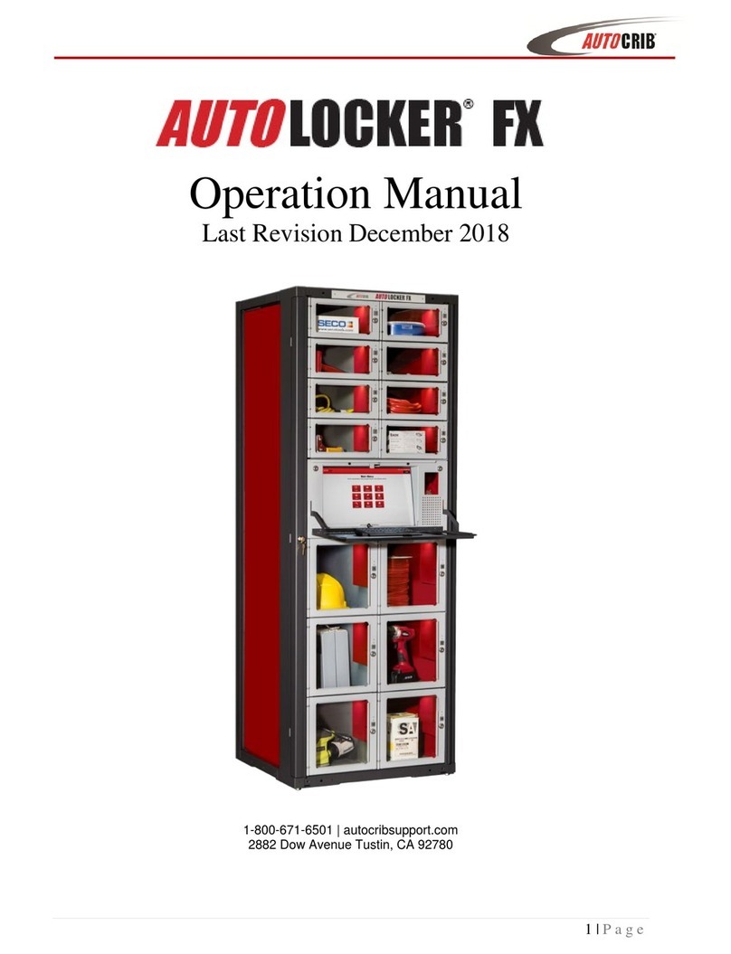 AutoCrib AUTOLOCKER FX User manual