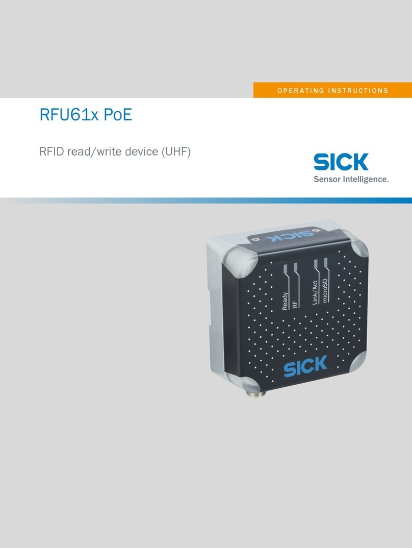 SICK RFU61 PoE Series User manual