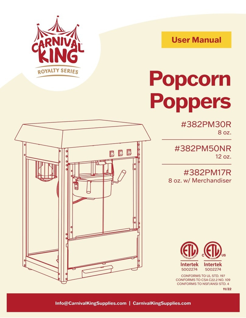 Carnival King 382PM30R user manual
