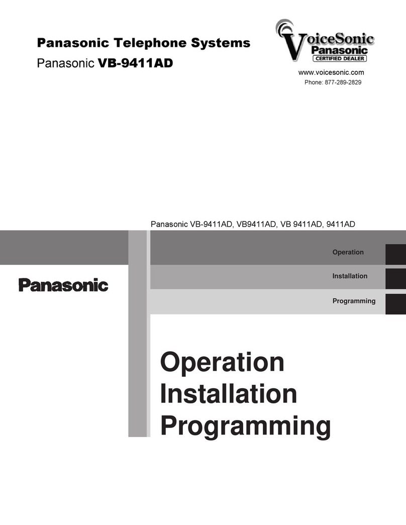 Panasonic VoiceSonic VB-9411AD Assembly instructions