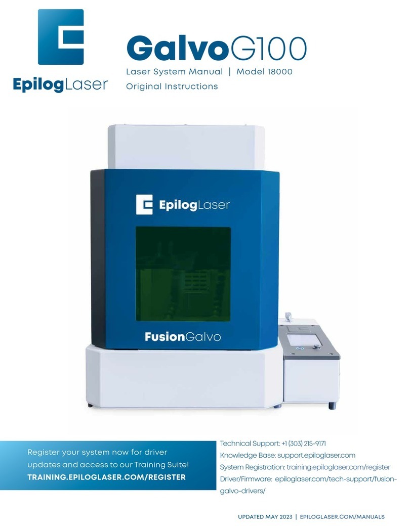 Epilog Laser FusionGalvoG100 18000 User manual