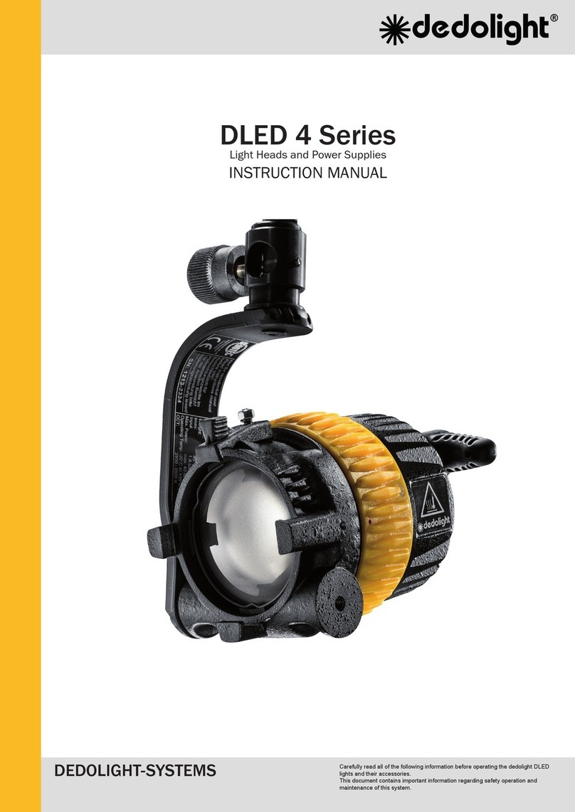 dedolight DLED 4 Series instruction manual