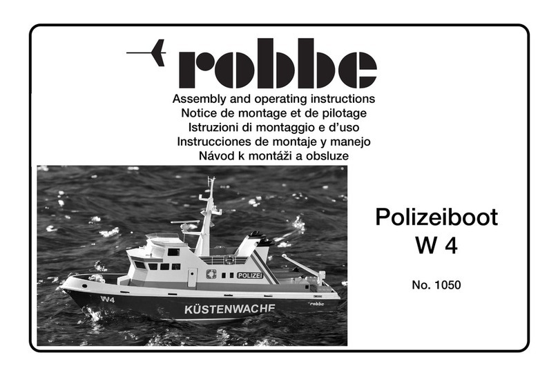 ROBBE Polizeiboot W 4 User manual