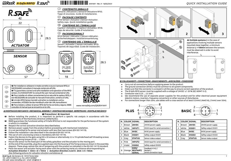 Reer R-Safe RRFID Quick installation guide