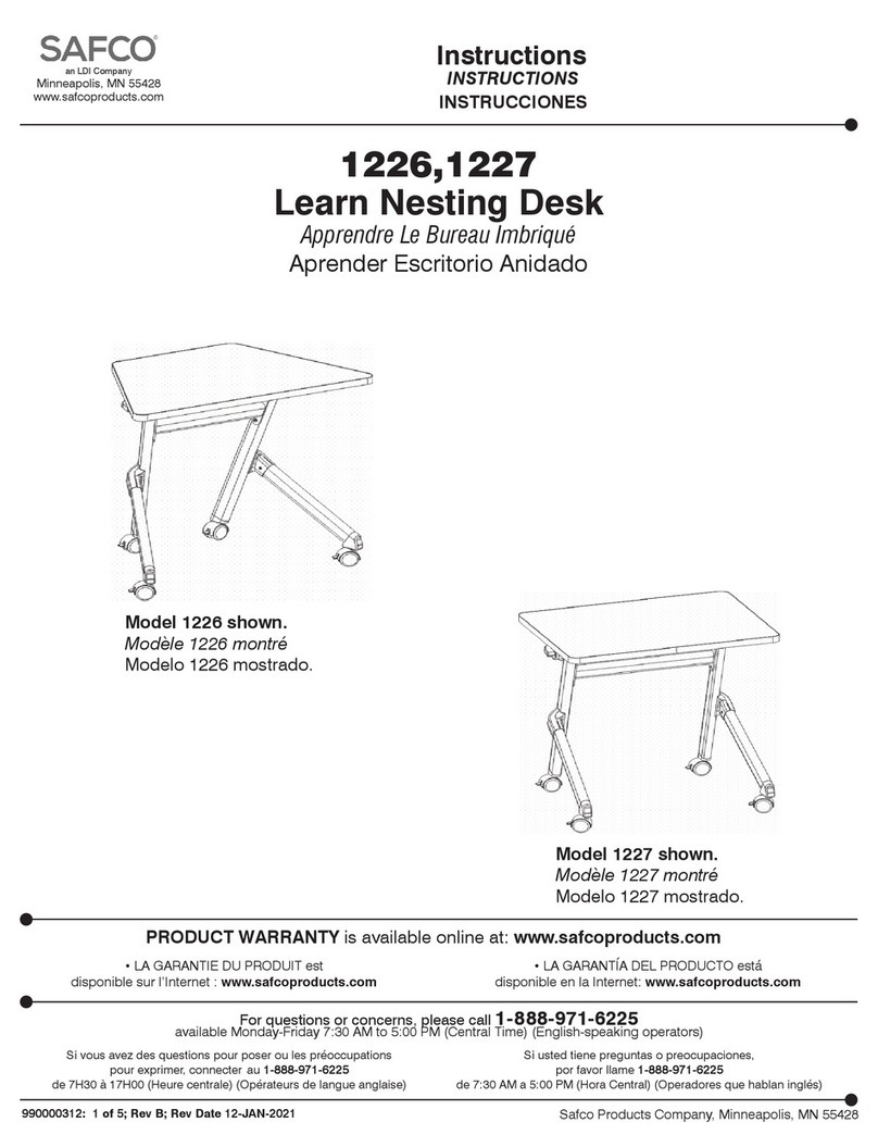 LDI Safco 1226 instructions
