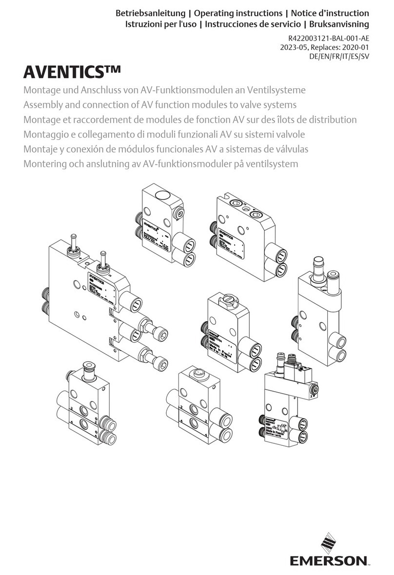 Emerson AVENTICS User manual Emerson AVENTICS User manual
