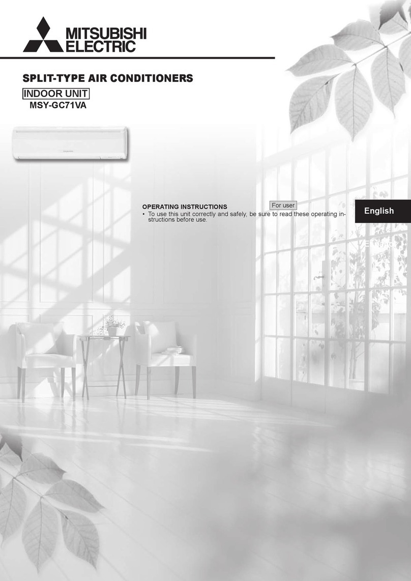 Mitsubishi Electric MSY-GC71VA User manual