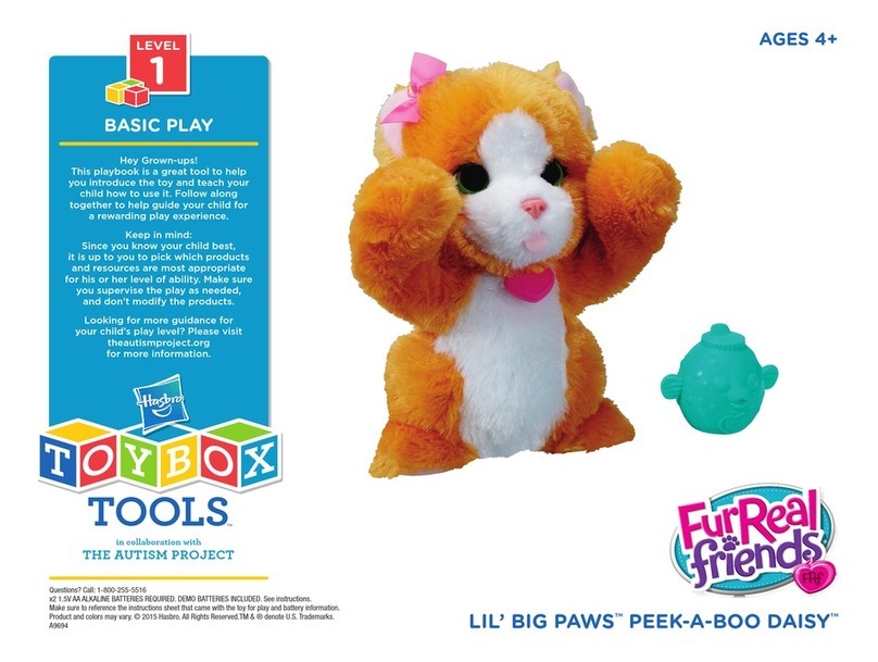 Hasbro TOYBOX TOOLS FurReal Friends LIL' BIG PAWS PEEK-A-BOO... manual Hasbro TOYBOX TOOLS FurReal Friends LIL' BIG PAWS PEEK-A-BOO... manual