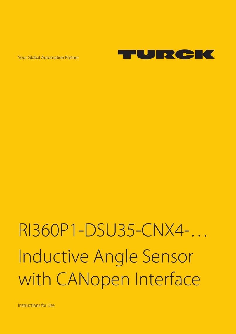 turck RI360P1-DSU35-CNX4 Series Instructions for use