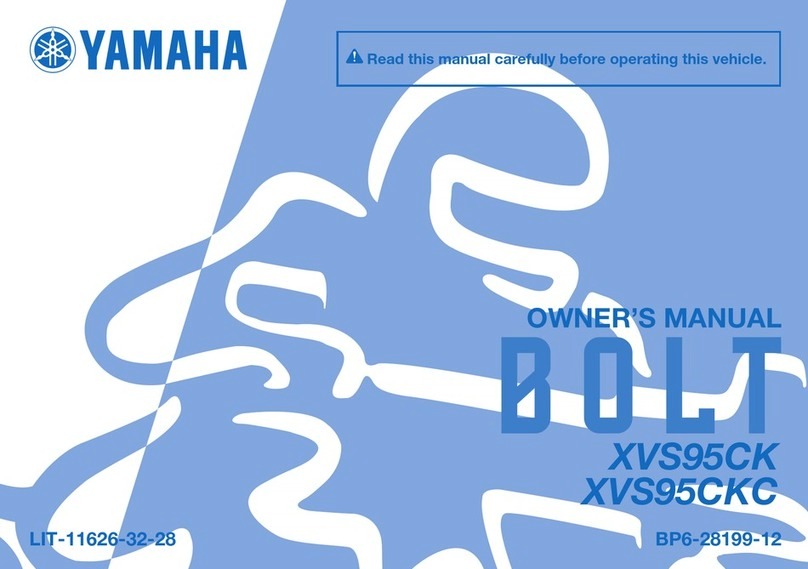 Yamaha BOLT User manual