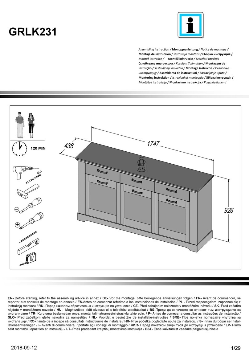Forte GRLK231 Assembling Instruction