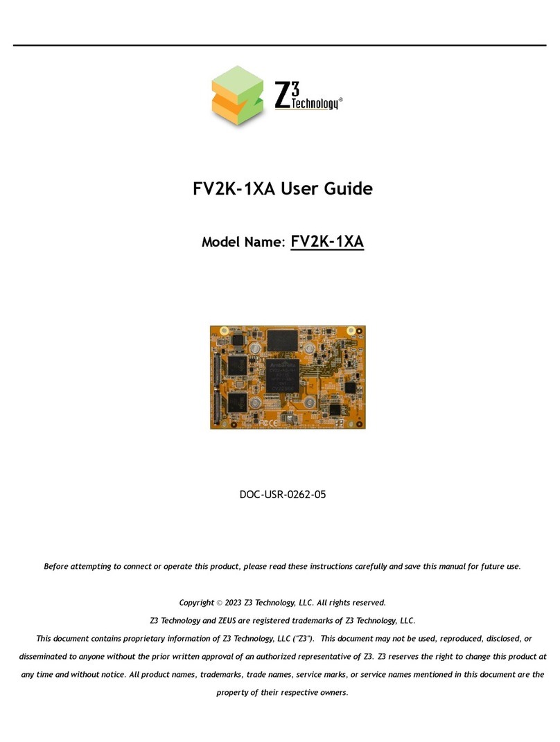 Z3 Technology FV2K-1XA User manual