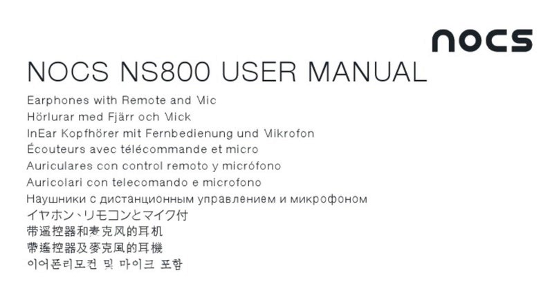 NOCS NS800 user manual