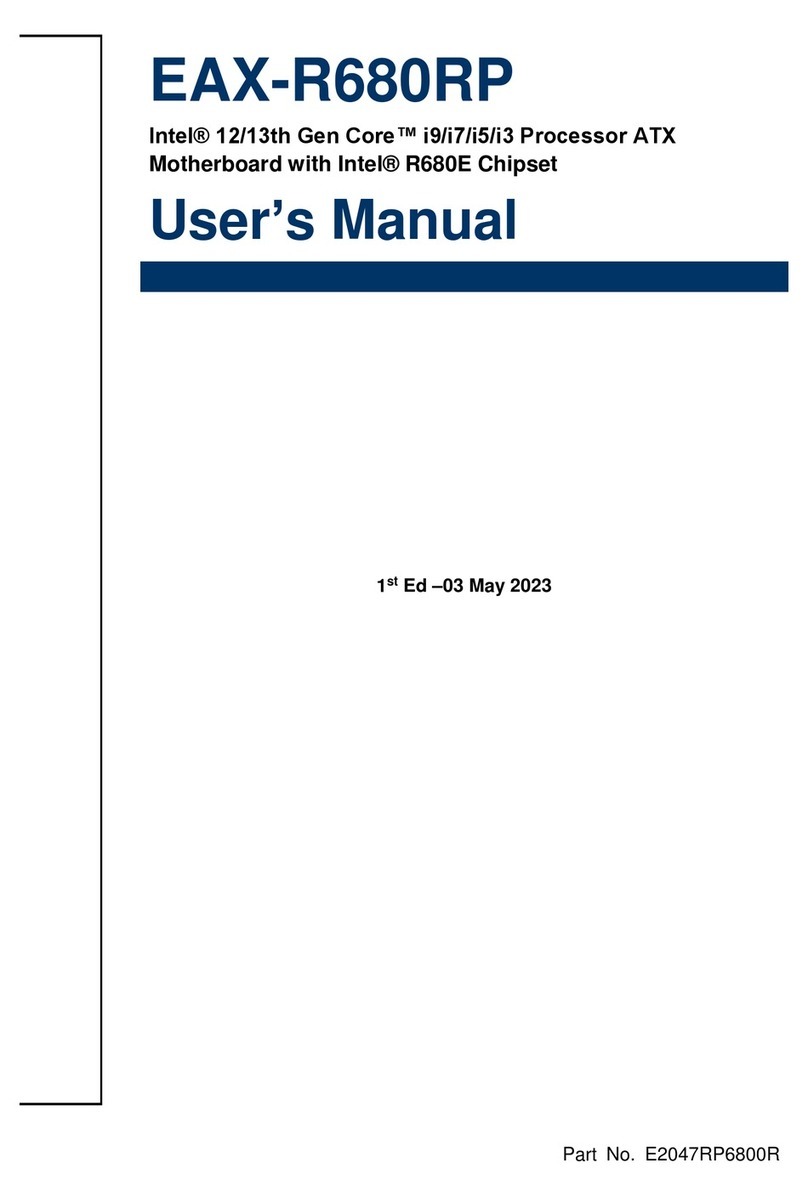 Advantech EAX-R680RP User manual