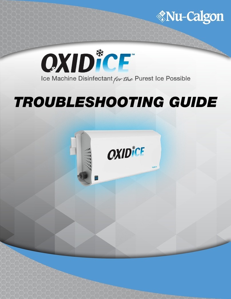 Nu-Calgon OXIDiCE troubleshooting guide