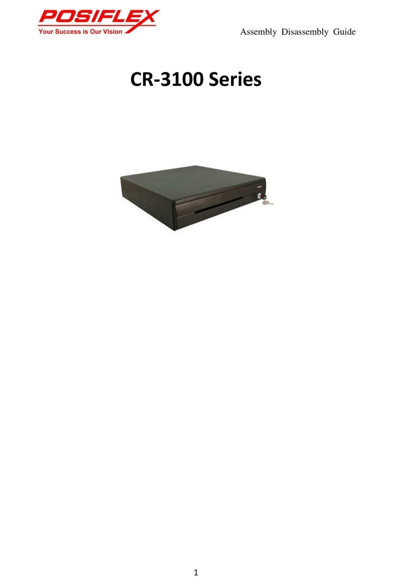 POSIFLEX CR-3100 Assembly guide