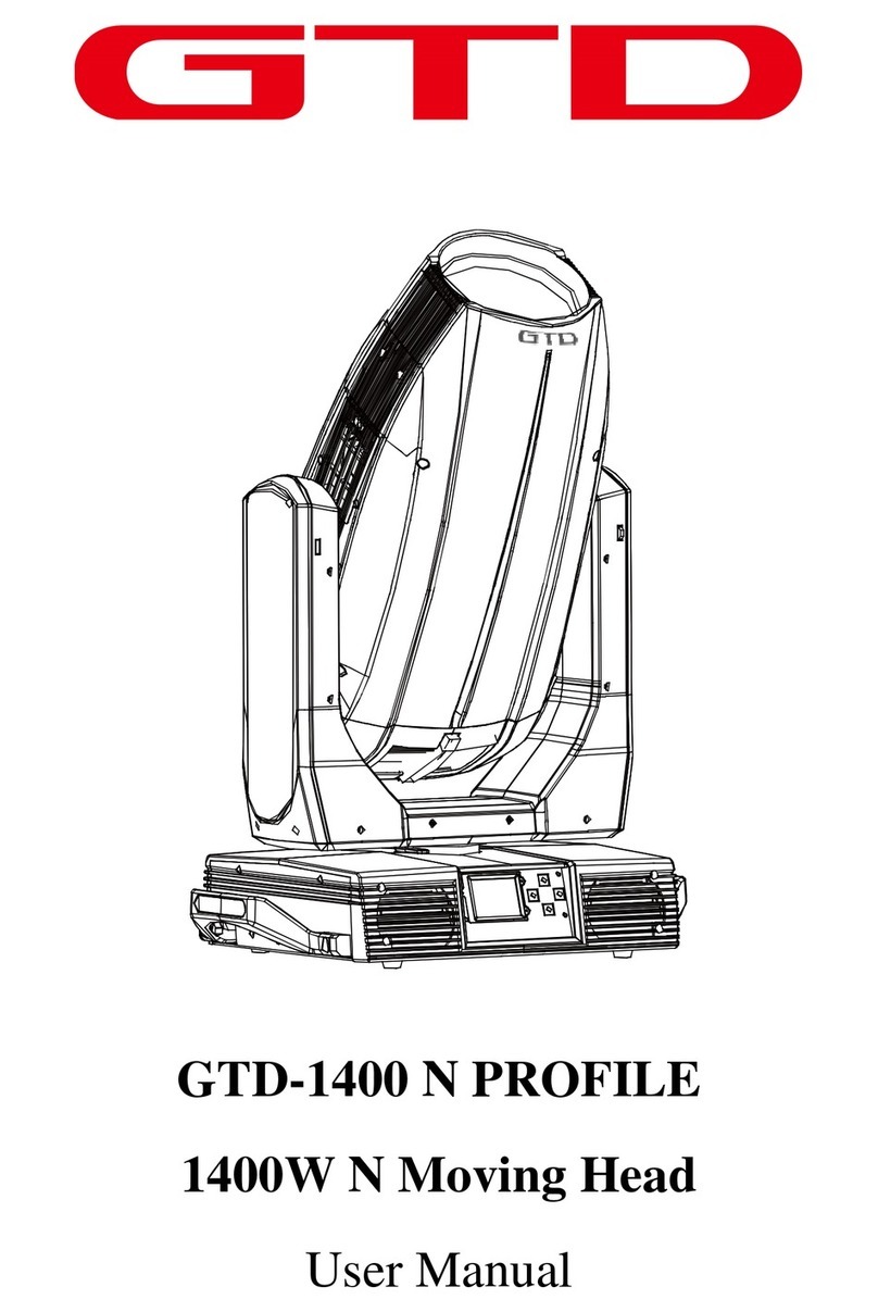 GTD GTD-1400 N PROFILE user manual