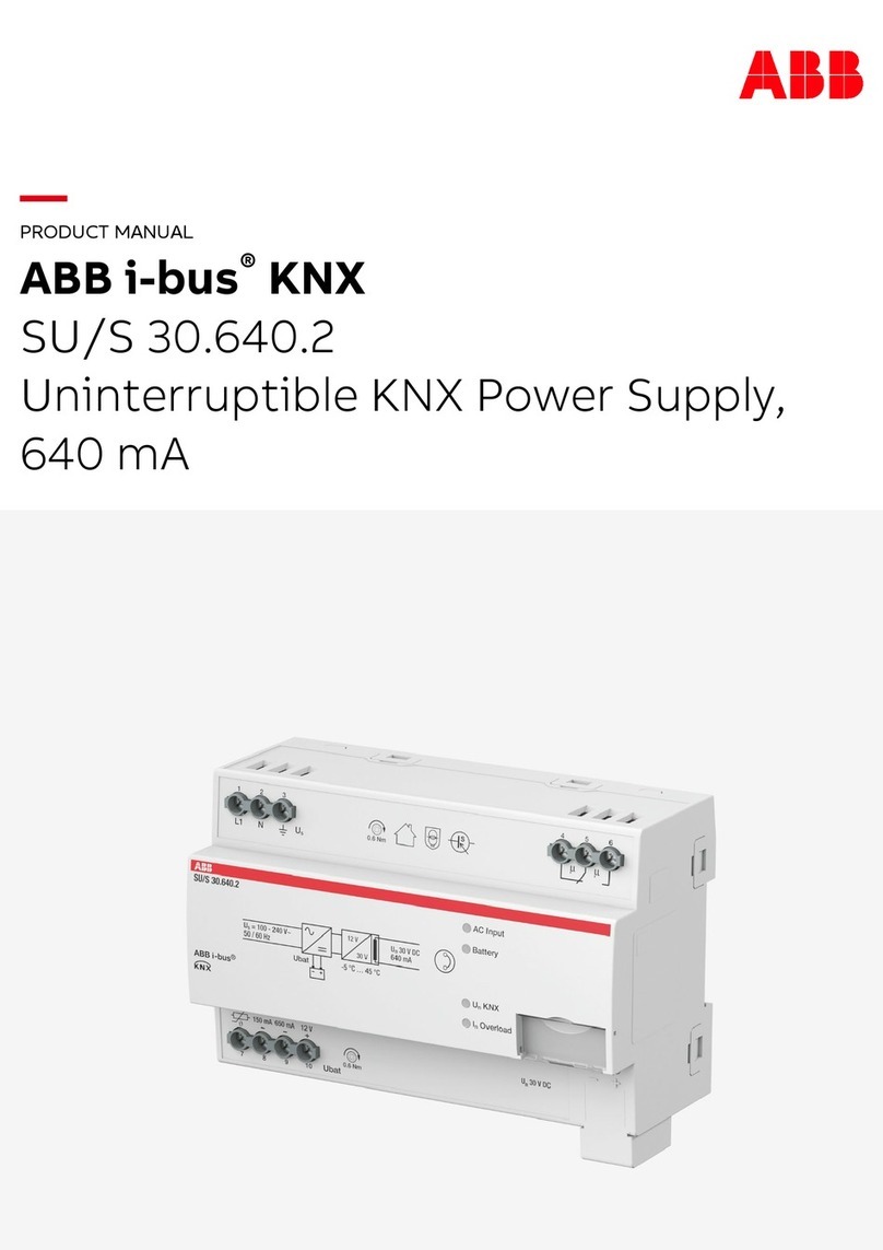 ABB i-bus KNX SU/S 30.640.2 User manual