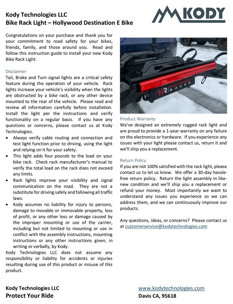Kody Technologies 101-024 Installation instruction