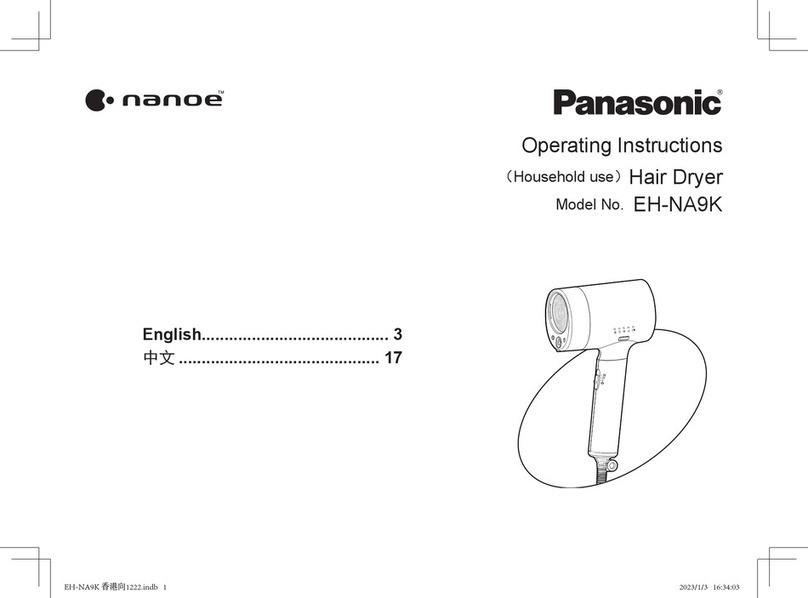 Panasonic nanoe EH-NA9K operating instructions