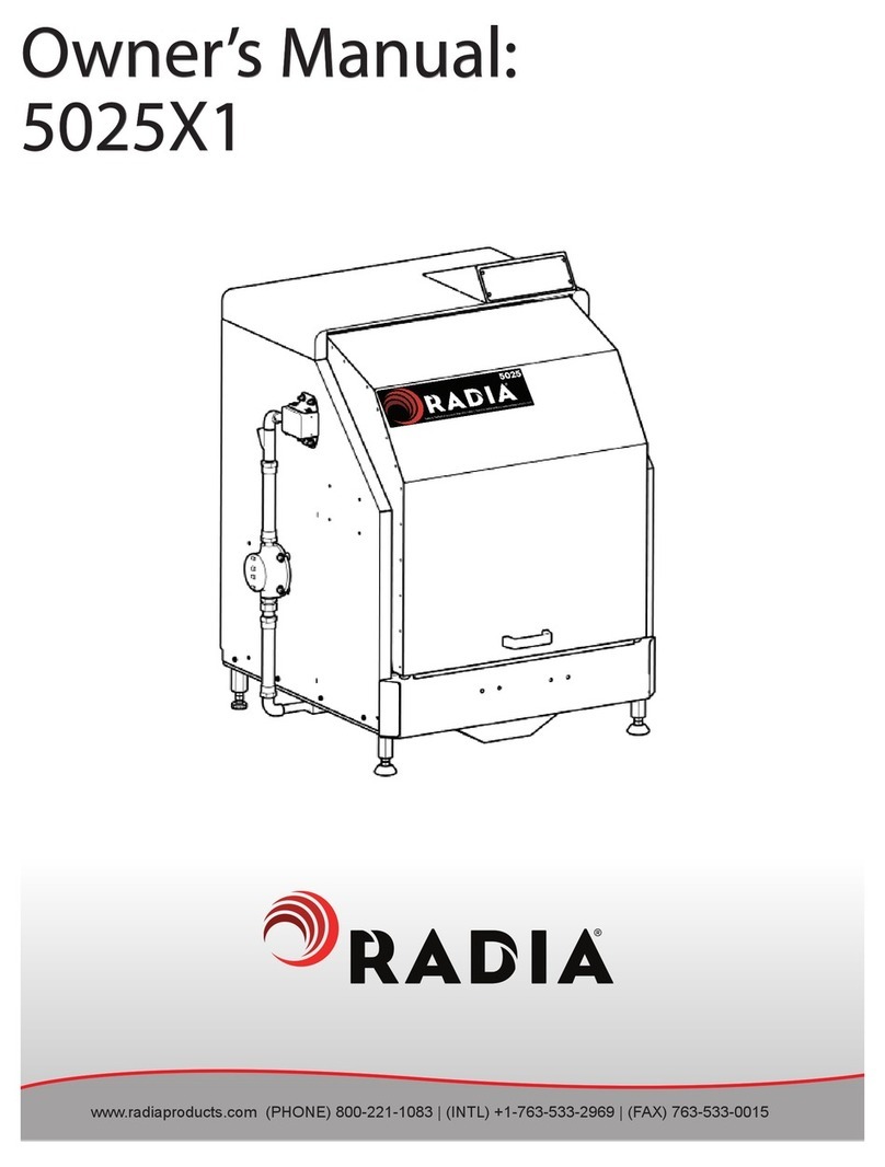 Radia 5025 X1 owner's manual