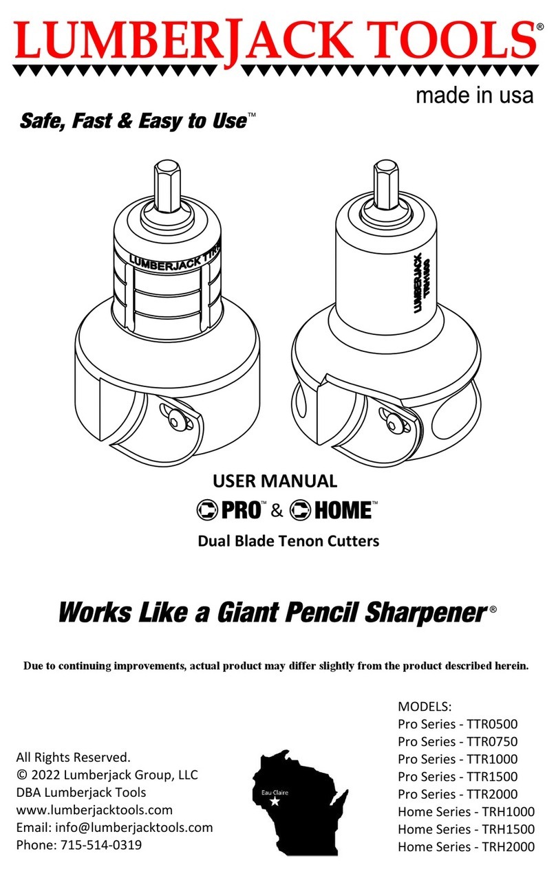 LUMBERJACK TOOLS PRO Series user manual