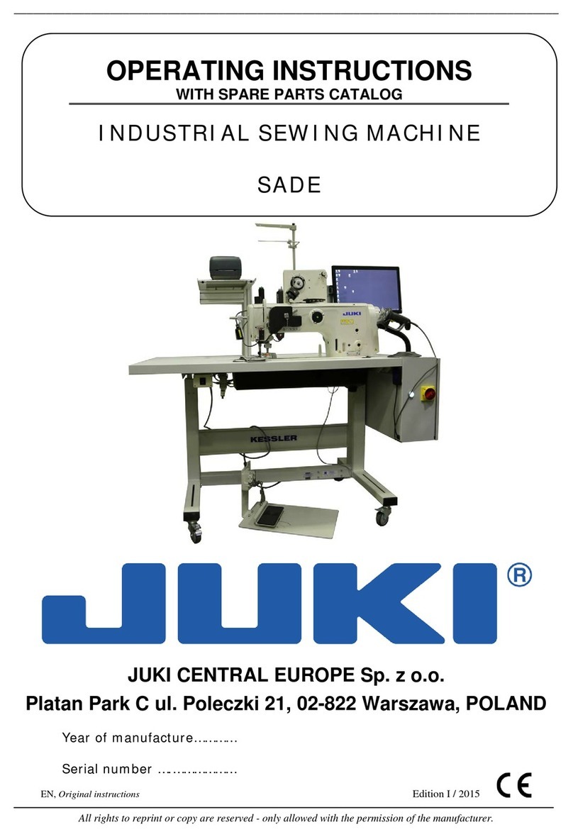 JUKI SADE operating instructions