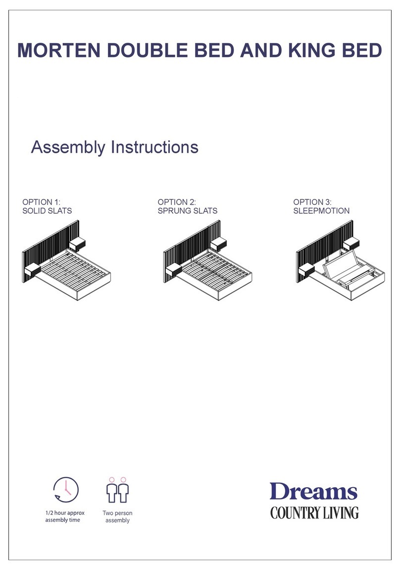 DREAMS MORTEN KING BED User manual