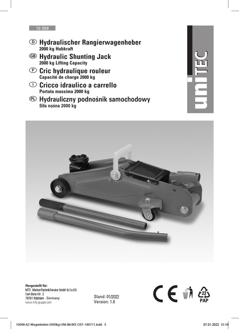 Unitec 10 008 instruction manual