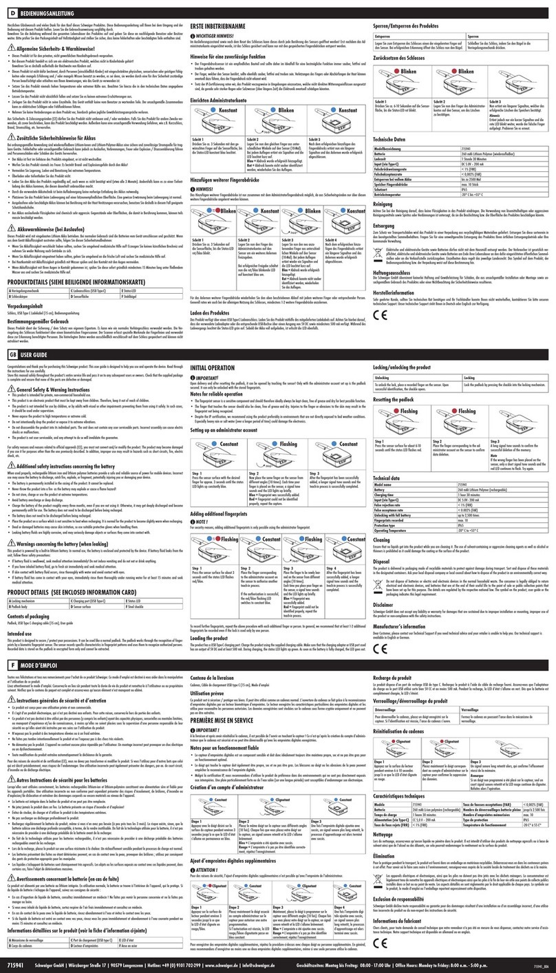 Schwaiger 715941 user guide Schwaiger 715941 user guide