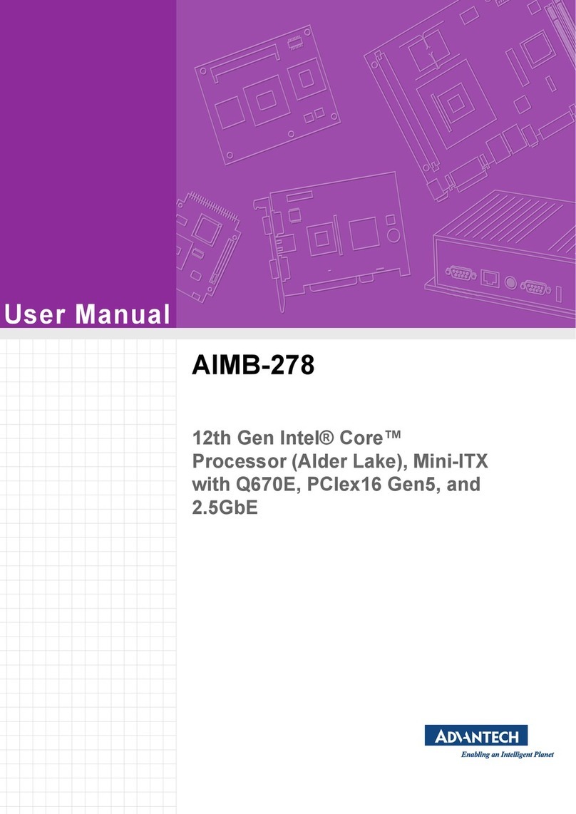 Advantech AIMB-278 User manual