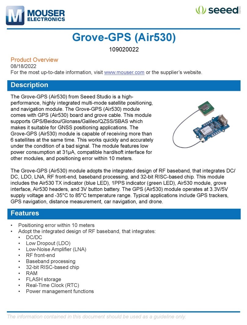 Mouser Electronics seeed Air530 User manual