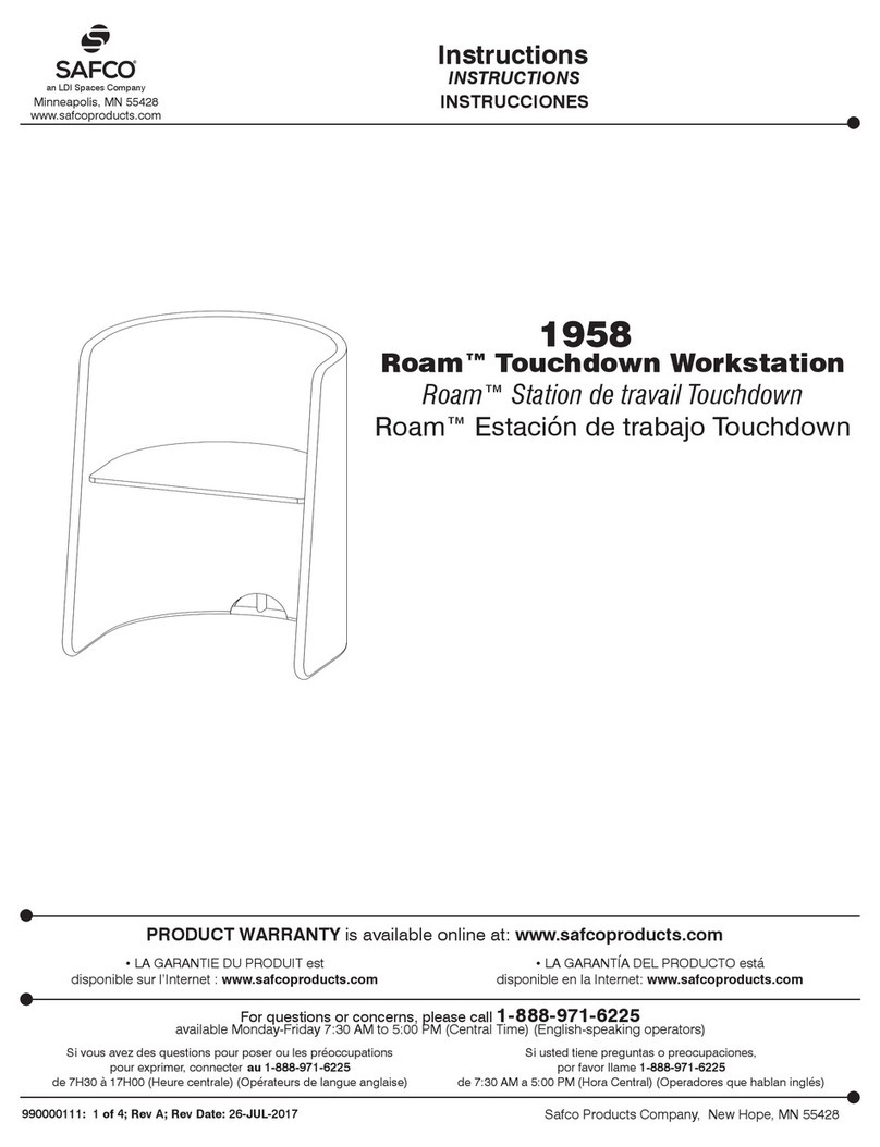 Safco Roam 1958 User manual
