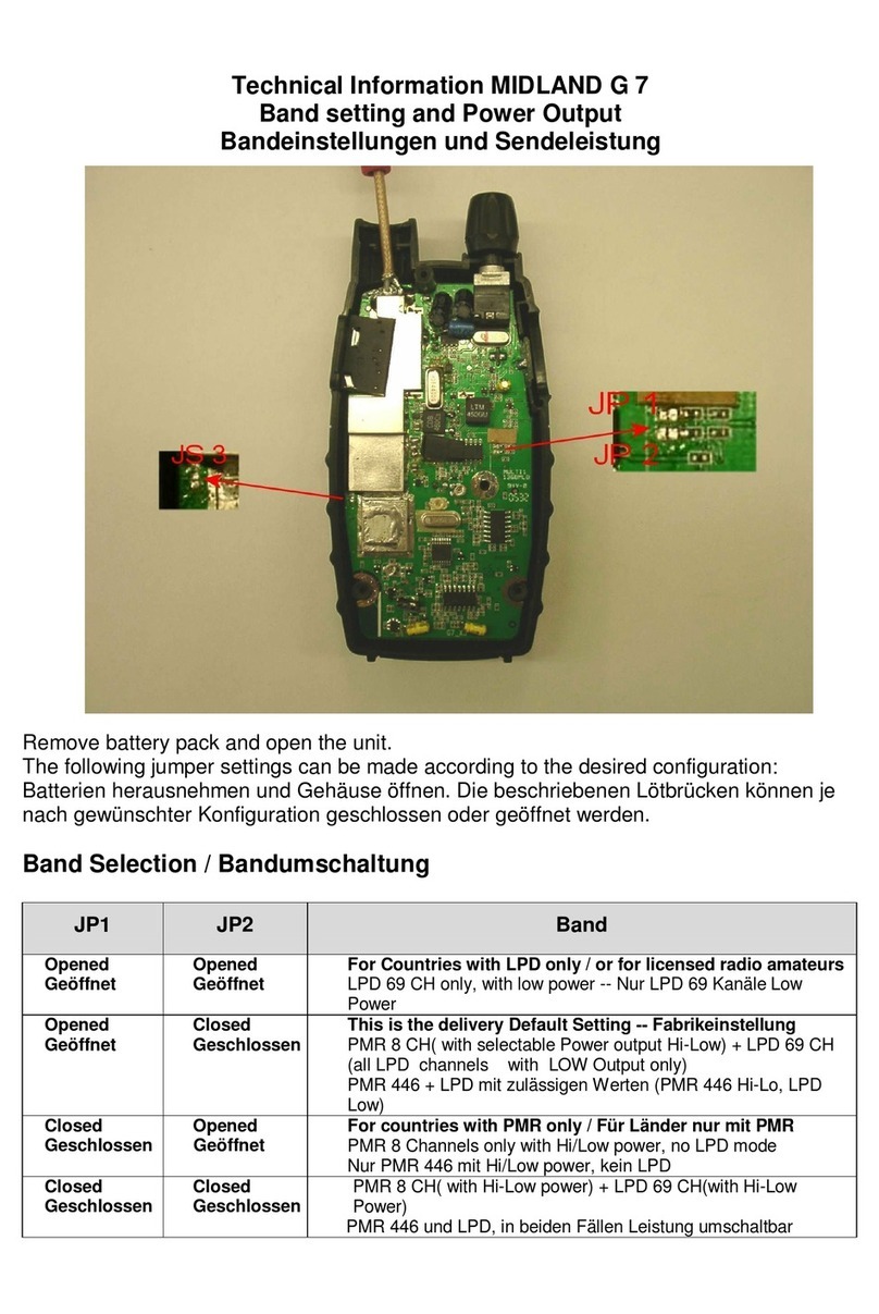 Midland G 7 Manual