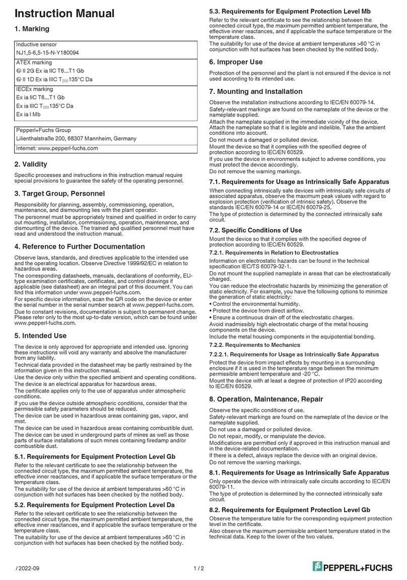 Pepperl+Fuchs NJ1,5-6,5-15-N-Y180094 User manual Pepperl+Fuchs NJ1,5-6,5-15-N-Y180094 User manual