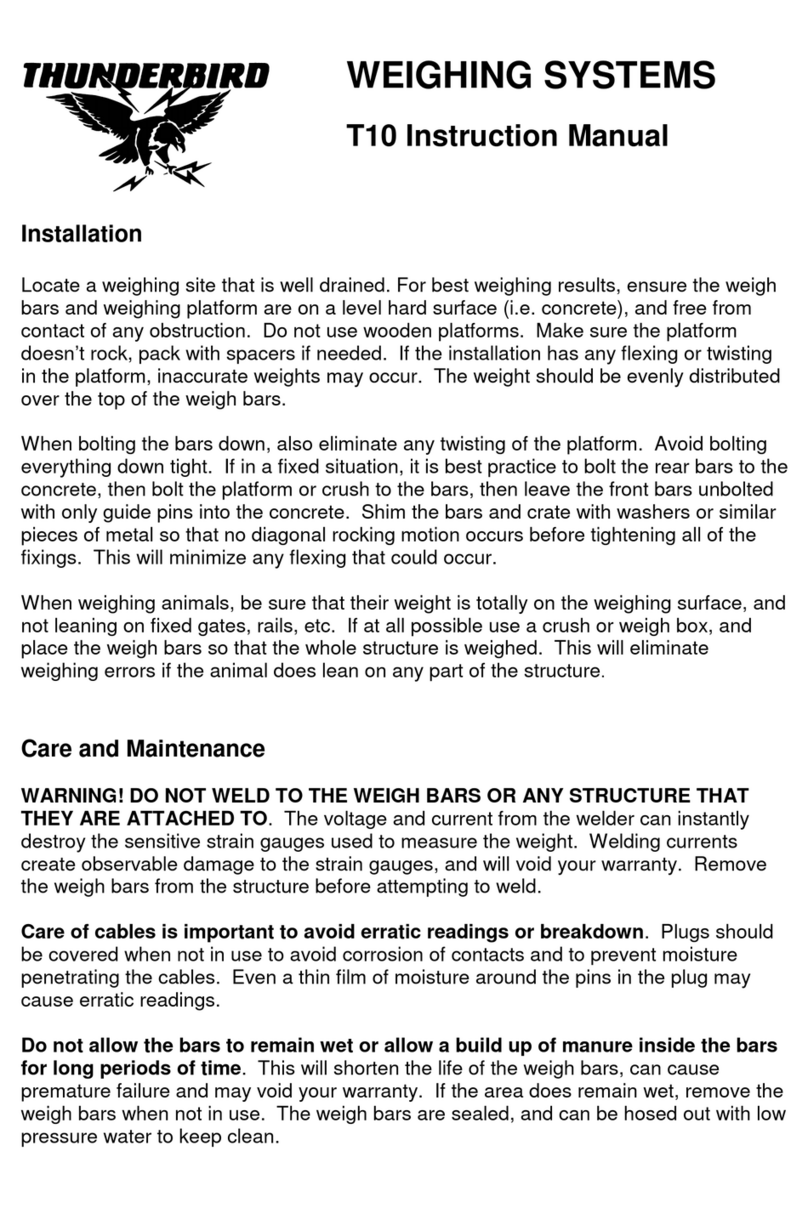 Thunderbird T10 instruction manual