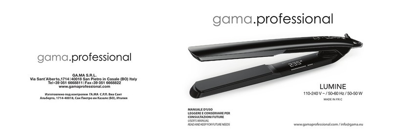 gama.professional LUMINE user manual