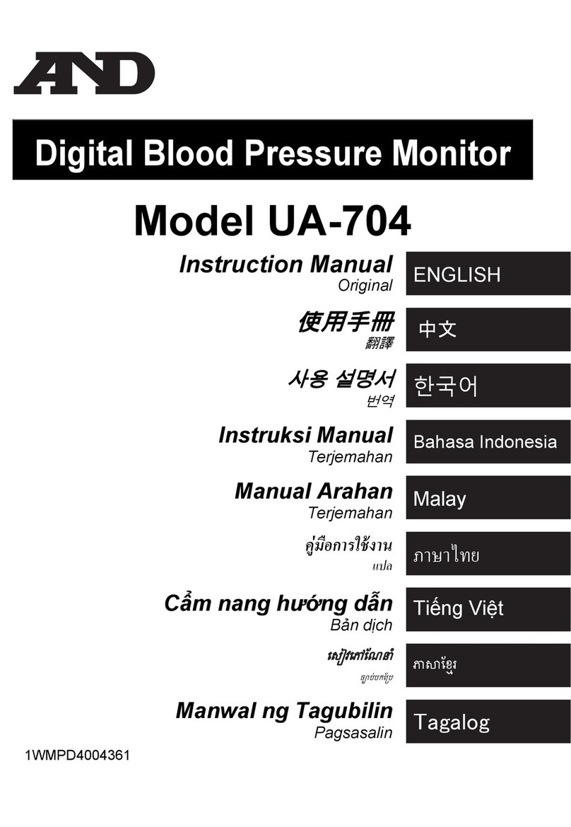 AND UA-704 User manual