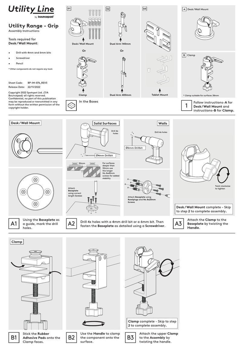bouncepad Utility Line User manual