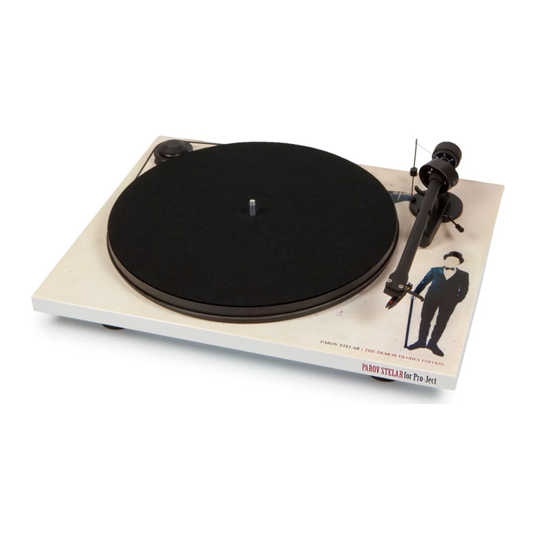 Pro-Ject Audio Systems Essential II Demon user manual